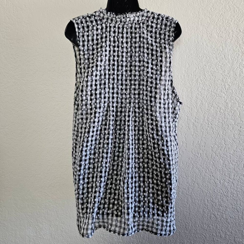 Anthropologie Maeve Ruffle Pintuck Sheer Blouse - Picture 6 of 8
